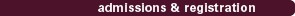 admissions menu button: you are here.